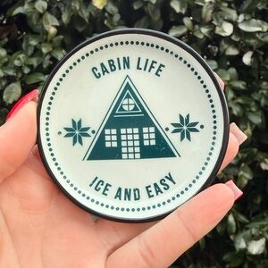 🦋 Small “Cabin Life” Trinket Tray